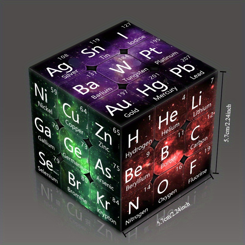 educational gift uv print educational magic cube charming chemical elements physical 3 magic cube as halloween chrismas gift details 1