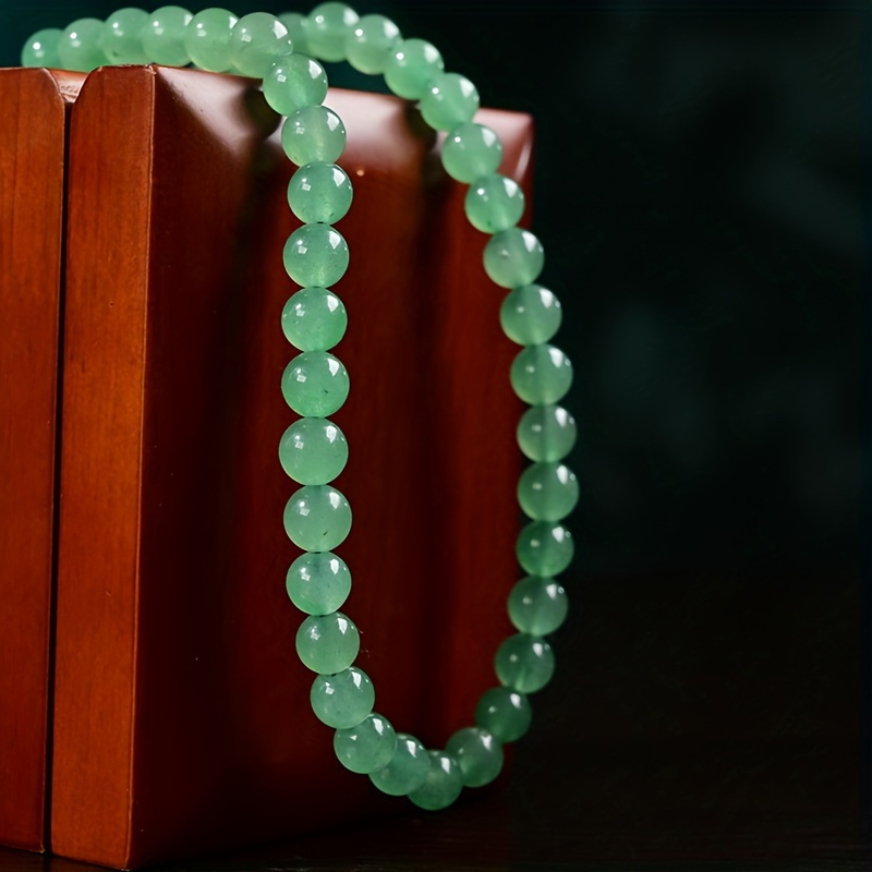 

1pc Natural Jade Necklace, Bohemian Style Necklace For Men