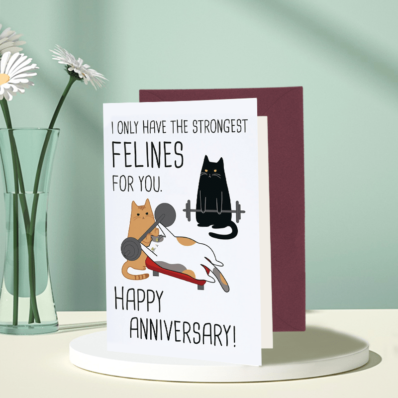 Cat's Pajamas Card, Cat Card, Funny Cat Card, Friendship Card