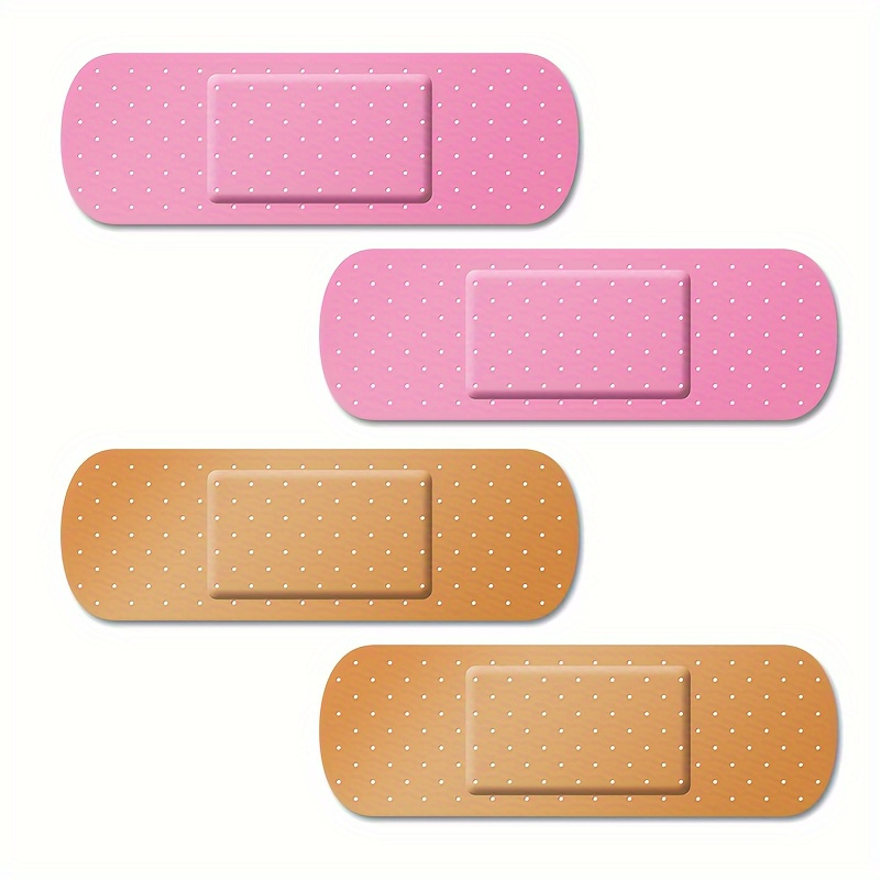 

2pcs Car Bandage Decals: Bumper Scratch Cover In Unique Humor! Self-adhesive, Durable Vinyl Material For Easy Application