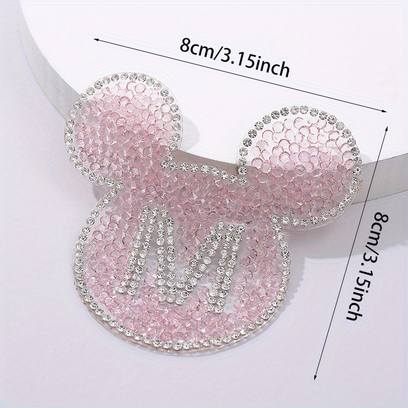 Mickey Rhinestone Decor Patches Cartoon - Temu