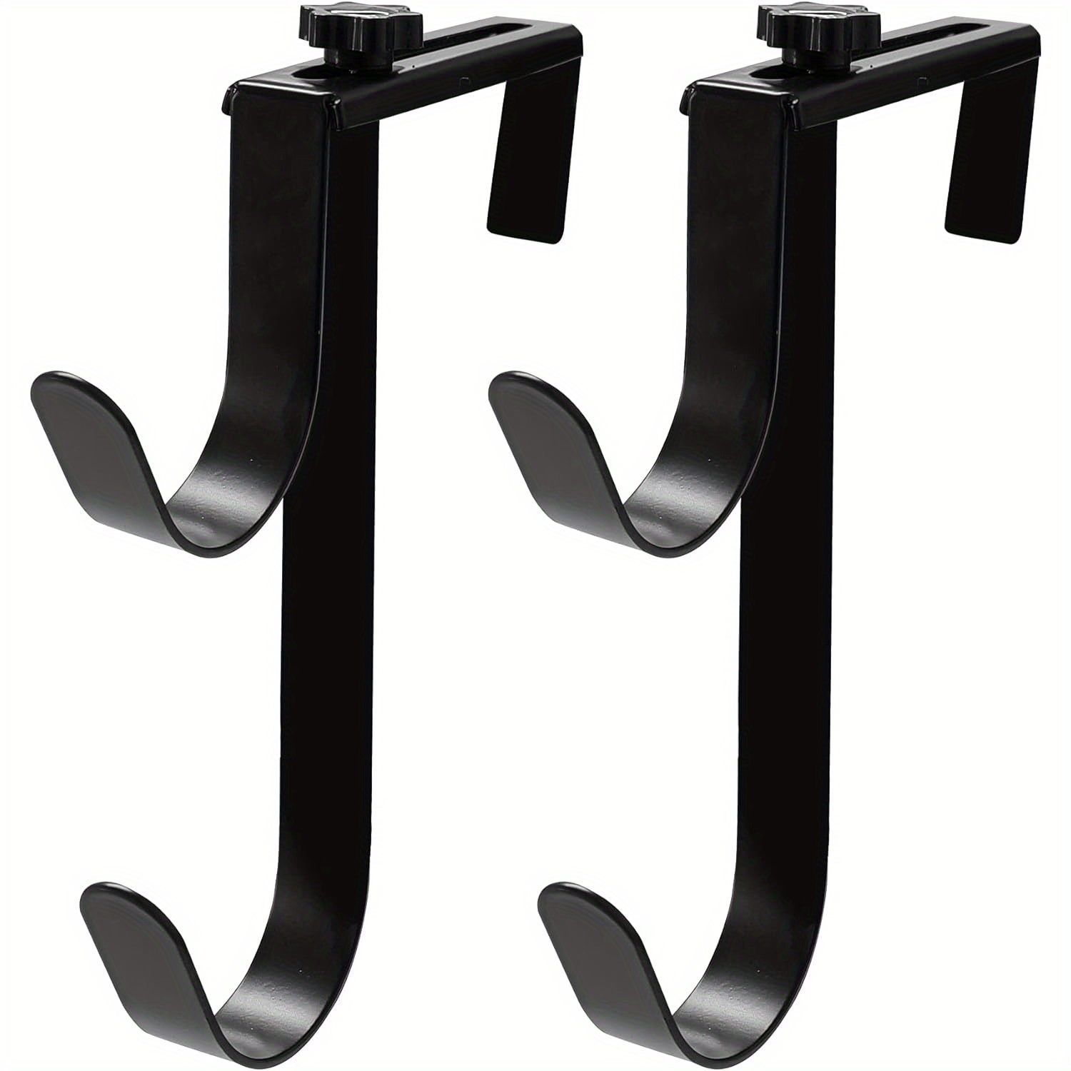 TEMU Adjustable Aluminum Pool Pole Hanger, Pool Fence Hooks For Pool Poles, 2pcs Swimming Pool Pole Hook, Heavy Duty Fence Hooks For Pool Hose Pool