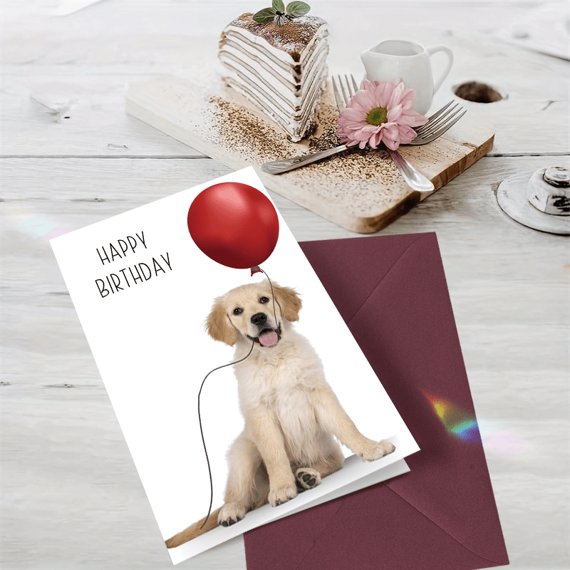 dog birthday card, cute dogs card, and birthday card, to