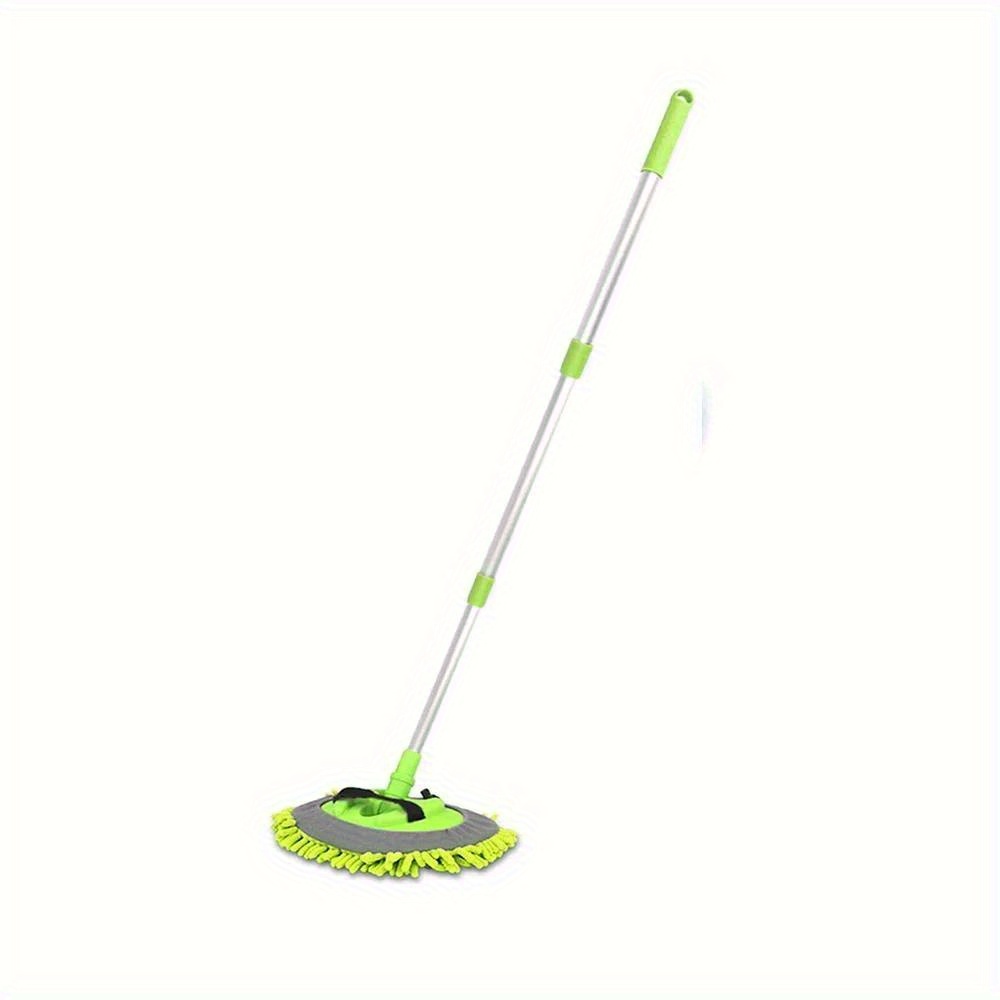 TEMU Microfiber Car Wash Brush Mop Mitt With 45" Aluminum Alloy Long Handle Car Cleaning Kit Brush Duster Cleaning Tool