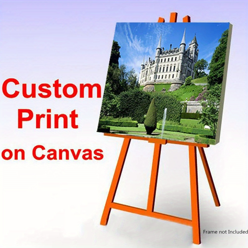 

Customize Your Favorite Photos People Scenery Animals All Pictures Poster Prints Custom Fabrics Canvas Print Home Decoration No Frame