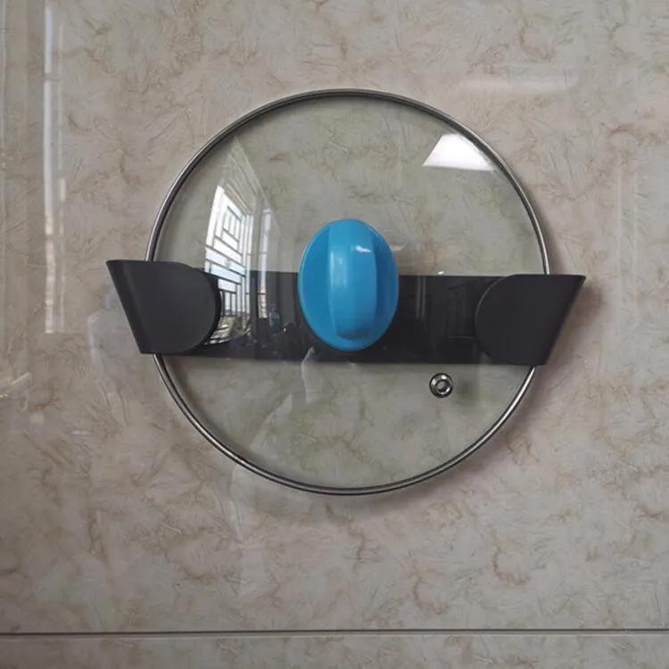 6 piece set metal pot lid organizer hanging wall mount pan cover storage rack kitchen organization accessory details 2