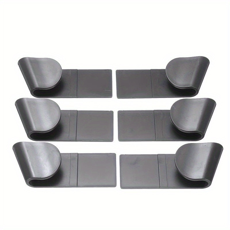 6 piece set metal pot lid organizer hanging wall mount pan cover storage rack kitchen organization accessory details 5