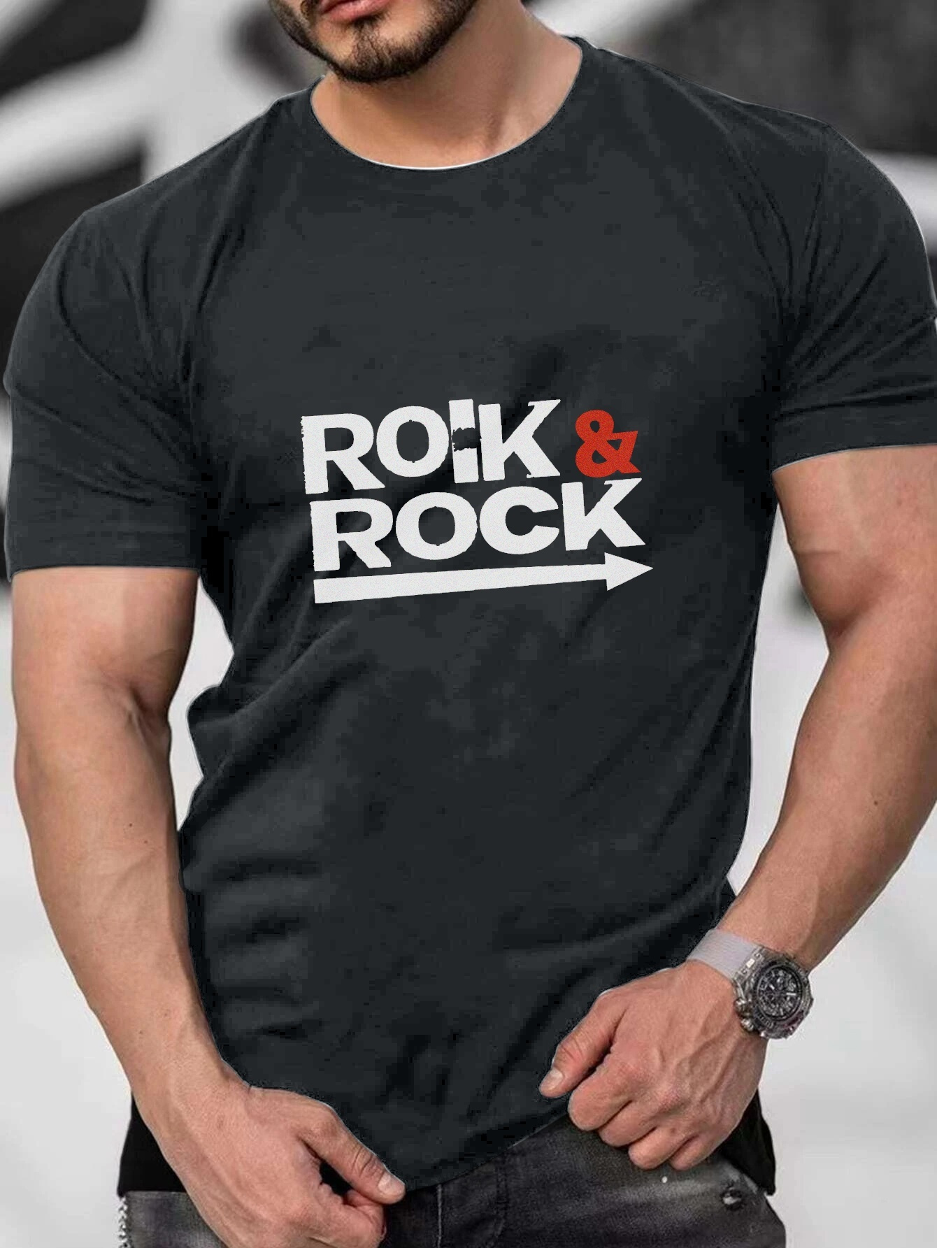 Camisetas estampadas rock sale