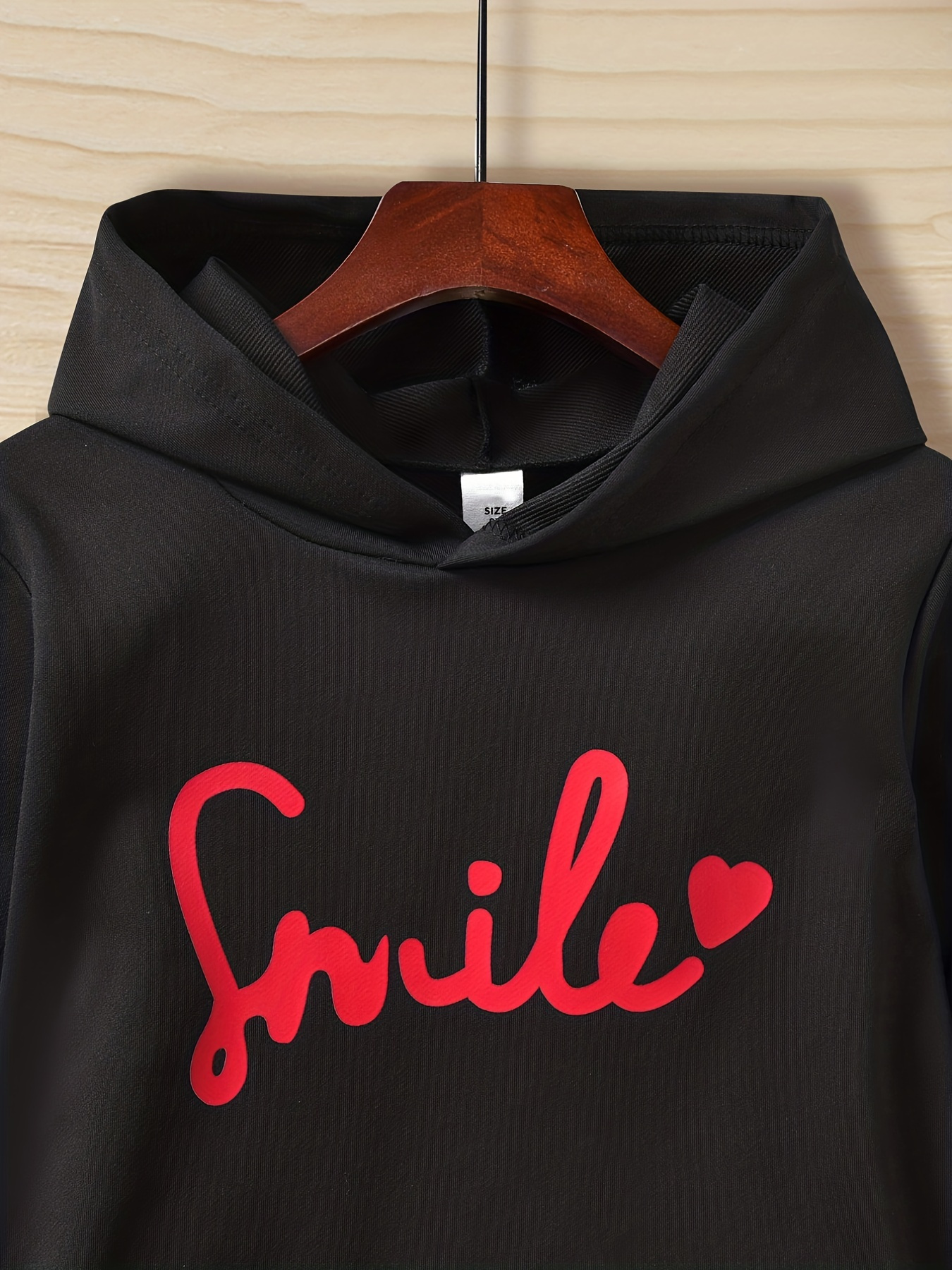 Tween Girl Smile Alphabet Print Asymmetrical Hem Elegant Temu