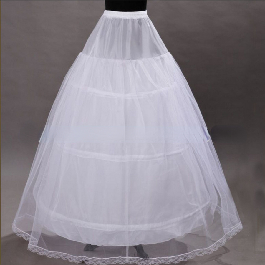 Underskirt Petticoat 3 Hoop Skirt Ball Gown Dress Bustle Temu