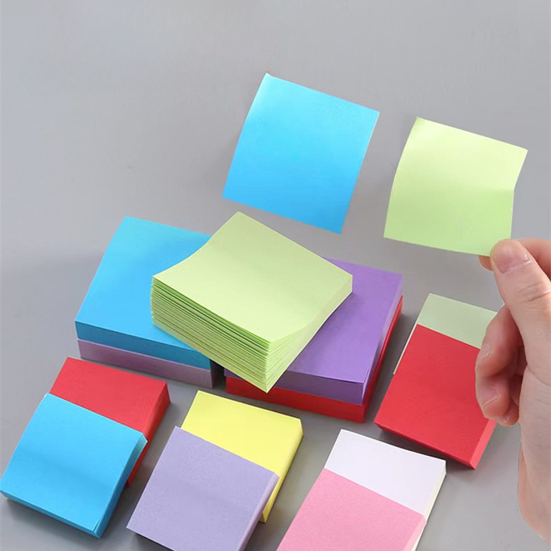 

11pcs/box Colourful Small Square Sticky Notes Can Be Torn With Sticky Mini Sticky Notes Students Make Notes Multifunctional Index Stickers