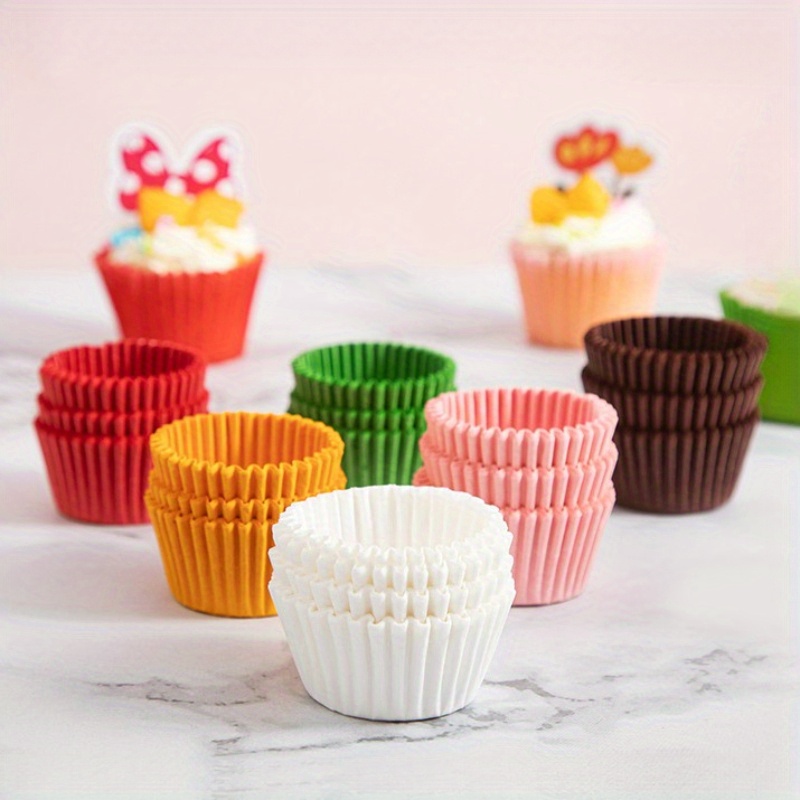 

1000pcs, Mini Disposable Muffin Cups, Cupcake Cups, Paper Cupcake Liners, Muffin Molds, Baking Tools, Kitchen Gadgets, Kitchen Accessories