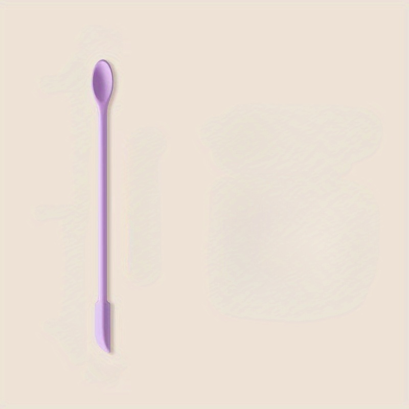 TEMU 1/3db Lila Mini Szilikon Spatula, Smink Spatula Kis Spatula Kozmetikumokhoz, Újrafelhasználható Szépség Spatula, Apró Spatula Üveg Spatula,