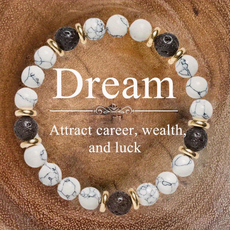 

Elegant Dream Wealth Luck Bracelet, Natural Beaded Fashion Jewelry For Men & Women, Ideal For Party & Birthday Gifts
