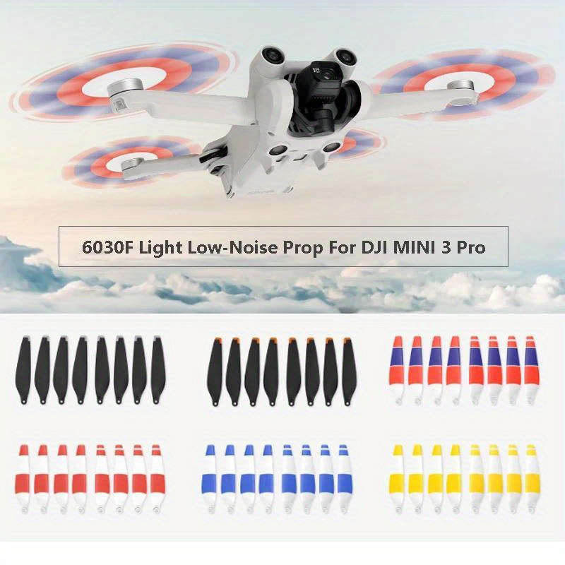 

8pcs Propellers For Dji Mini 4 Pro & , Replacement Propellers, Low-noise And Quick-release Blades Props Wings, And Compatible With Dji Mini 4 Pro & Drone Accessories - Not For Mini 3
