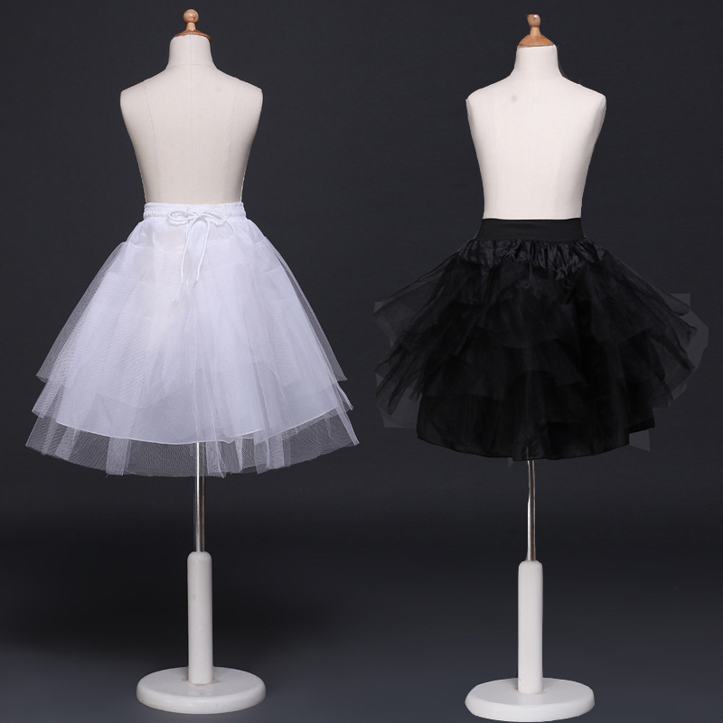 

1pc Polyester Tutu Skirt , Non-bone Petticoat For Lolita Dress, Princess Puffy Skirt, & Performance