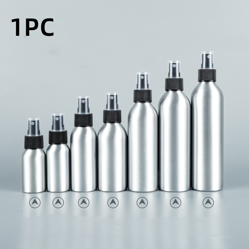 

1pc Aluminum Bottle Spray Bottle Toner Spray Bottle Detergent Spray Subpackage Bottle Filled With Cosmetics Spray Bottle 50-200ml