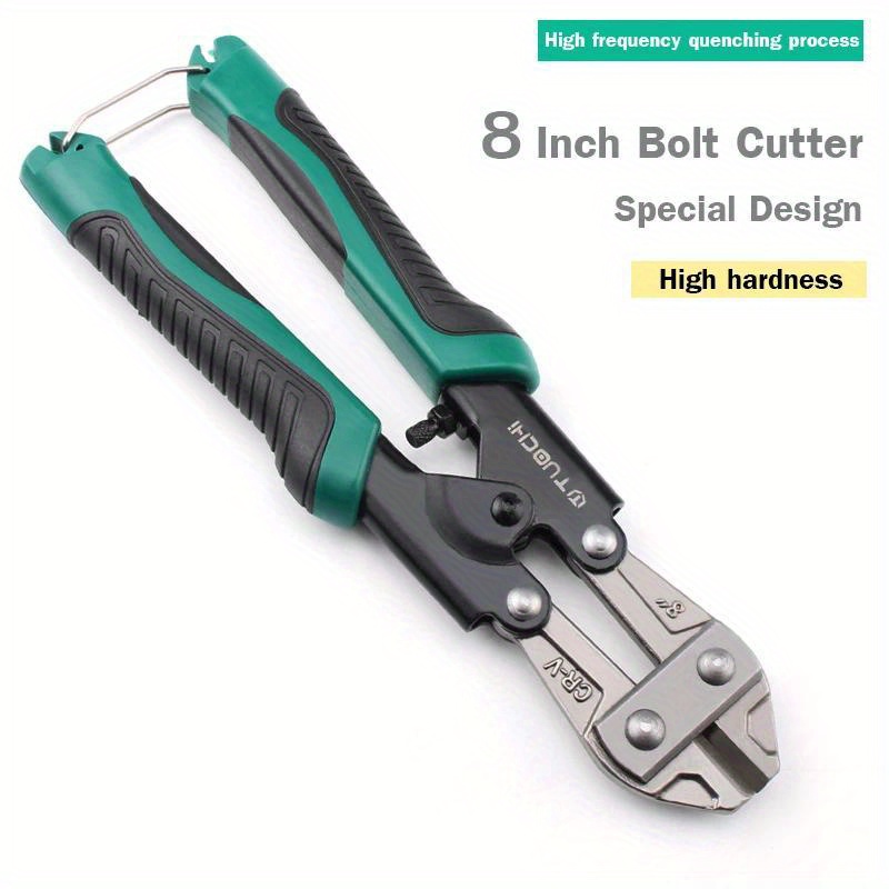 

1pc 8 Inches Steel Bolts Cutter Steel Bar Clamps Pliers Hand Tools Wire Stripping Crimping Tools Cutting Multi Tool
