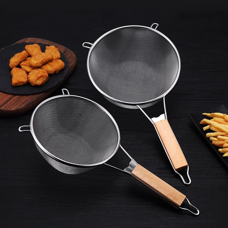 Stainless Steel French Fries Sieve Frying Basket Oil Filter - Temu