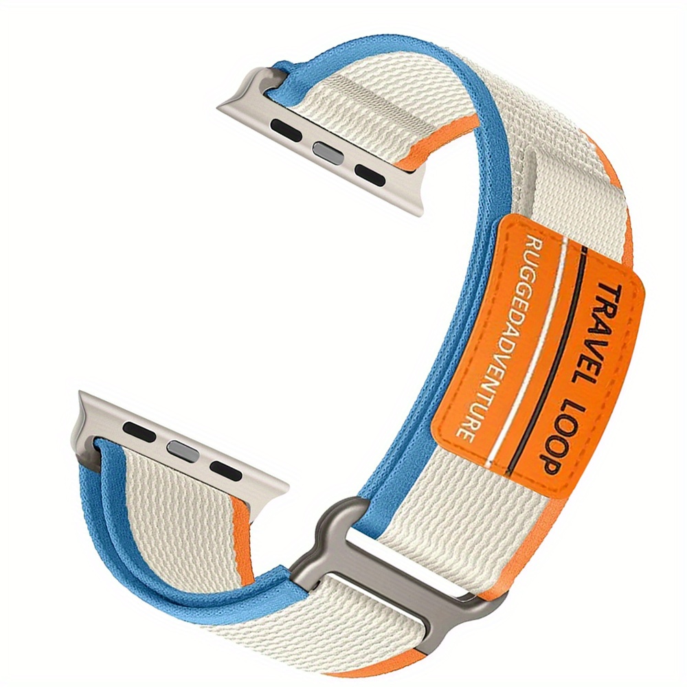 Nylon Loop Strap For Iwatch Band Series 45mm 41mm Sports Nylon Strap For Iwatch Ultra 2 1 49mm Bracelet Se 6 5 4 44mm 40mm 3 42mm 38mm Strap