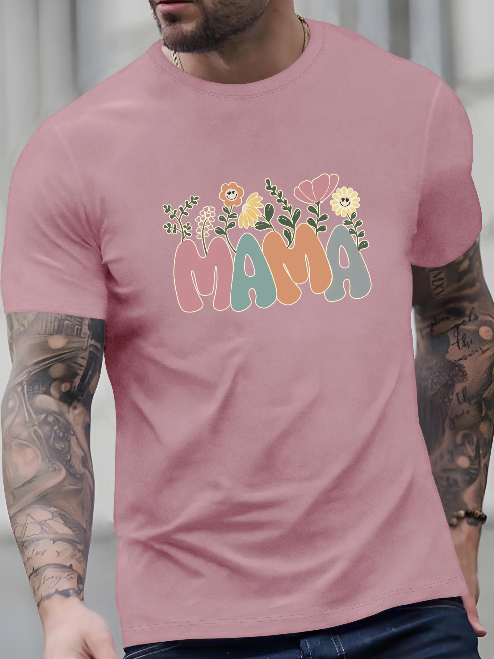 Mama Graphic Mens Short Sleeve T Shirt Comfy Stretchy Temu Australia 9272