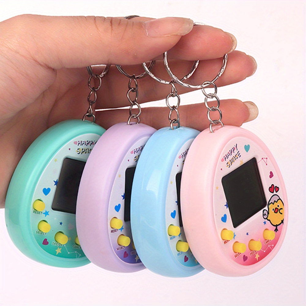 

Electronic Pet Machine Keychain For Men, Handheld Mini Game Console Keychain For Backpack