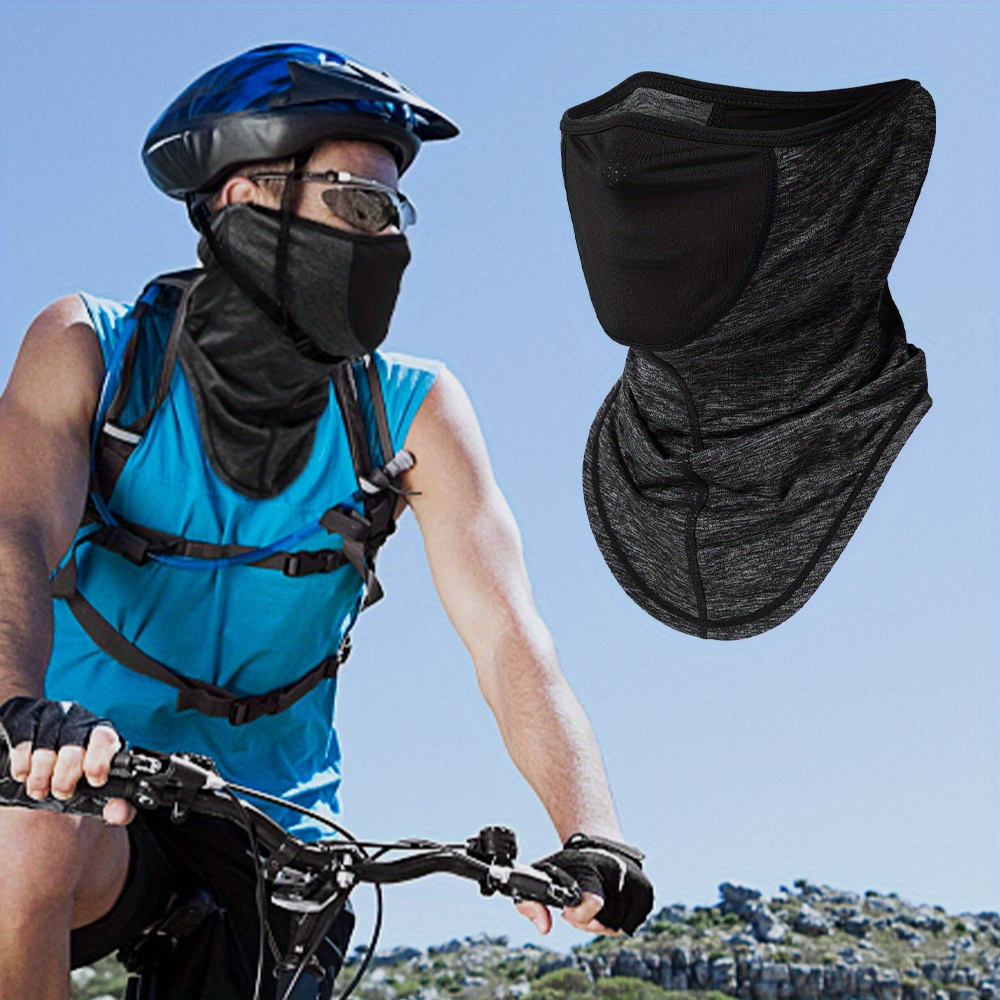 4pcs Breathable Black Balaclava Mask Scarf Uv Protection And Summer Cooling  For Bike Riding Motorcycle Skiing - Automotive - Temu