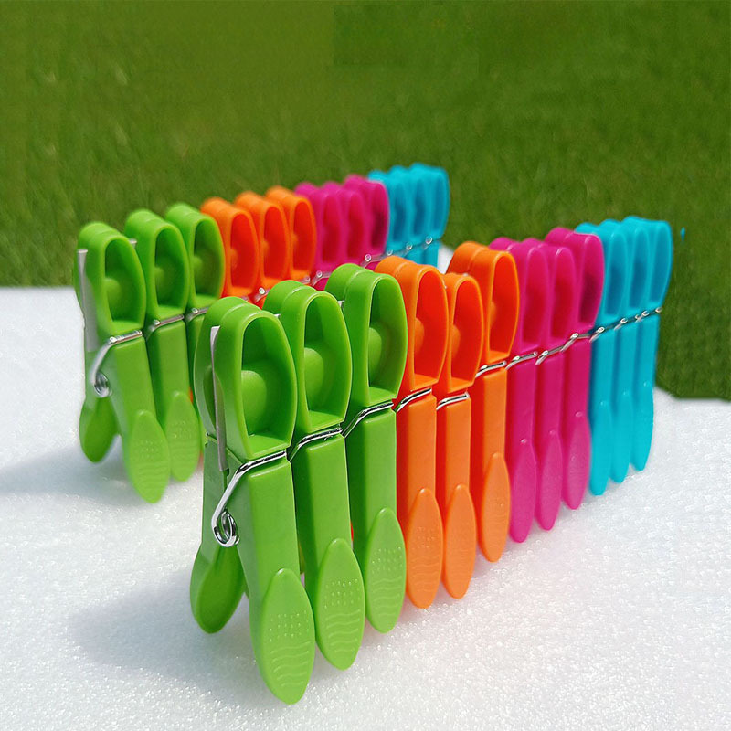 

48pcs Durable Clothespins, Rust-proof Plastic Clothespins - Heavy Duty Reliable For Use In Laundry, Outdoors And Kitchen