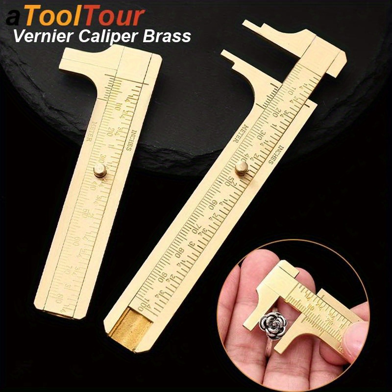 2pcs Digital Caliper Scale Film Ruler 100mm Metric Scale