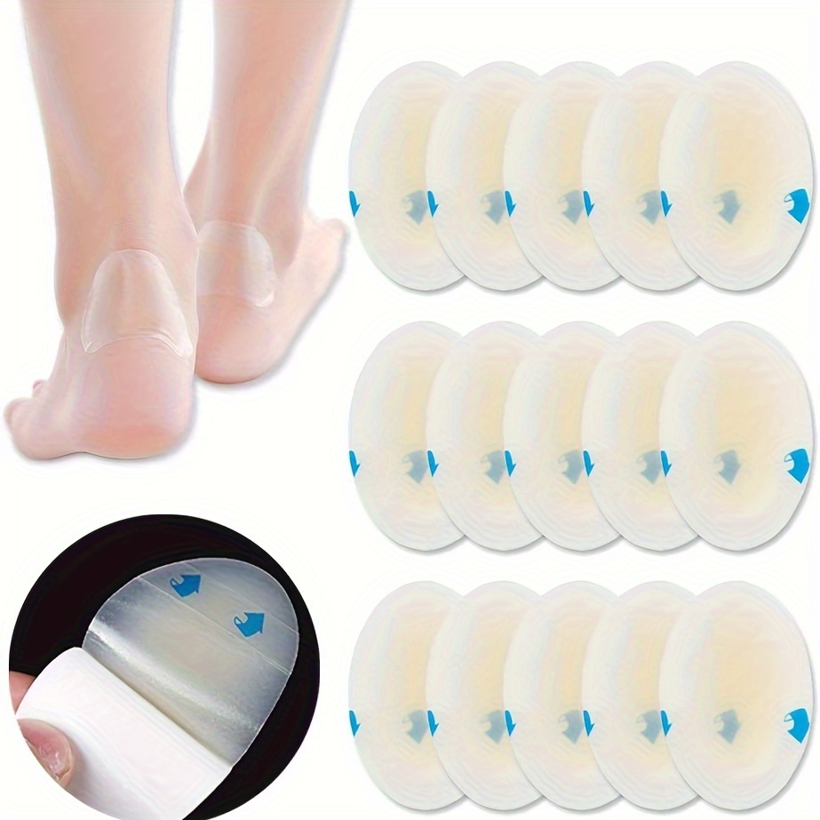 

10pcs Waterproof Gel Blister Pads - Ultra-thin Cushions For Fingers, Toes, And Heels
