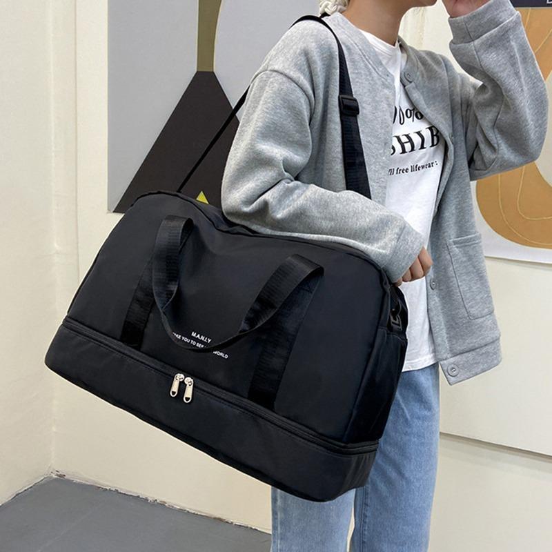

Minimalist Large Capacity Travel Luggage Handbag, Versatile Carry On Duffle Bag, Lightweight Sports Bag