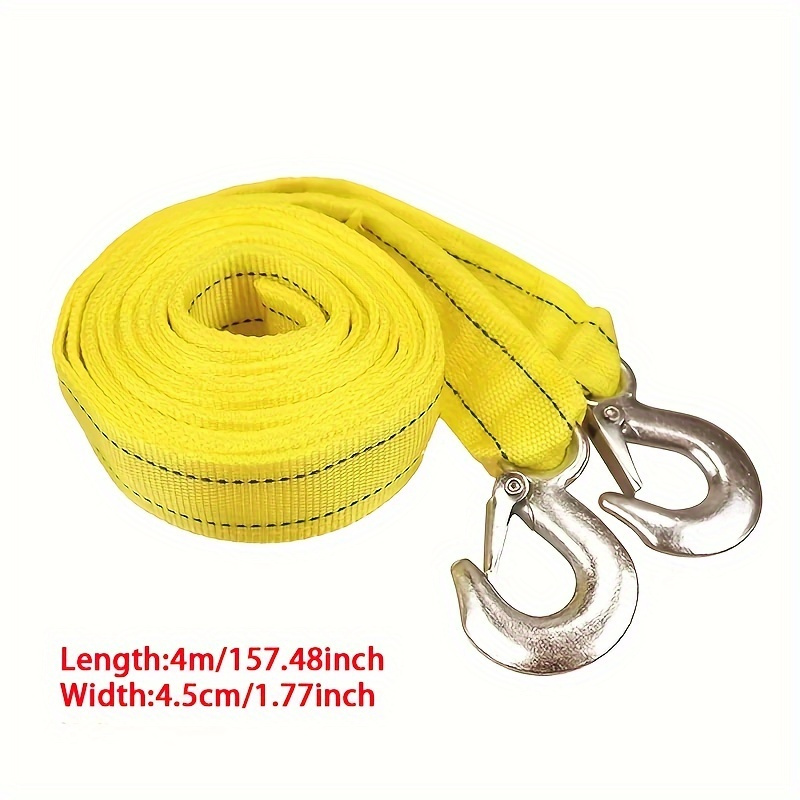 4tons Vehicle Emergency Tow Strap Fluorescence Nylon Alloy - Temu