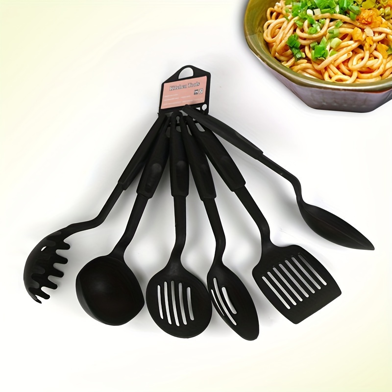 

6pcs Utensils Set, Including , Spoon, Slotted , Spatula, Slotted , , Plastic Kitchenware Set, Gadgets