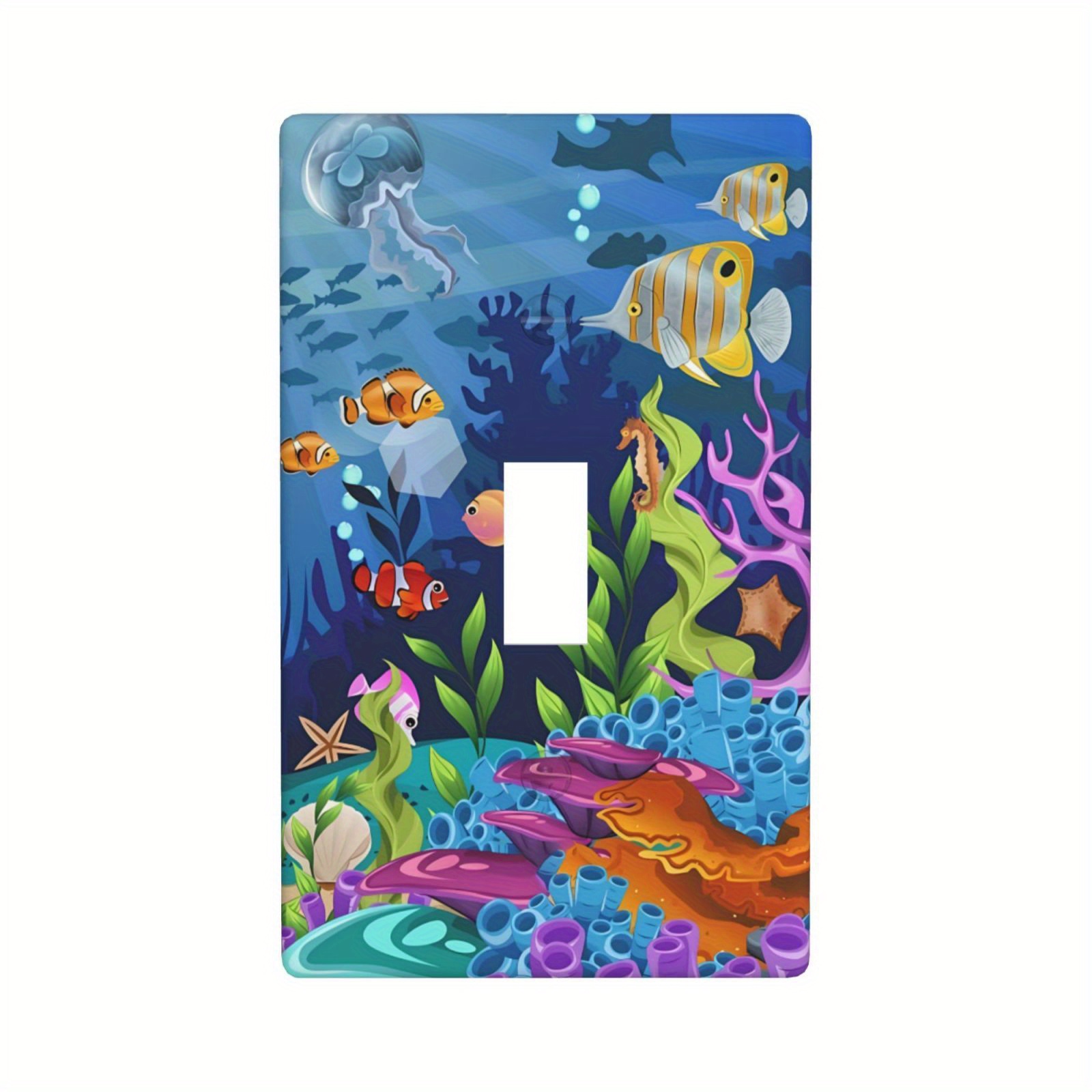 Fish Tropical Sea Outlet Covers Electrical Outlets Switch - Temu