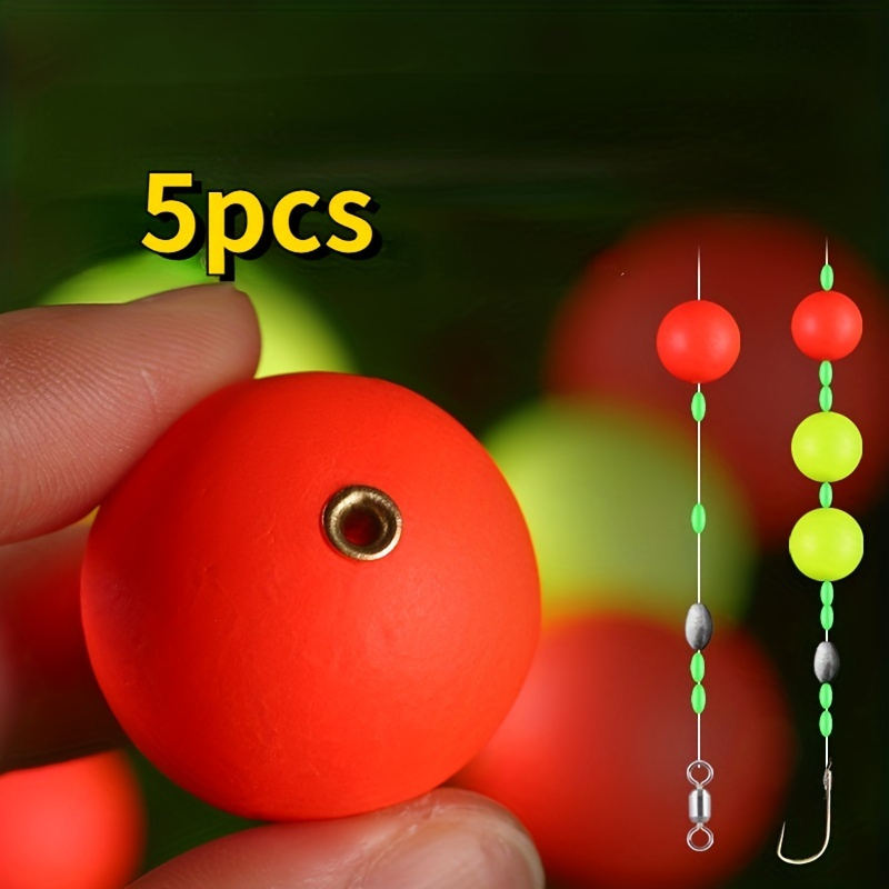10pcs Rotating Floating Beads, Ultralight Bright Color Fishing Floats,  Fishing Accessories