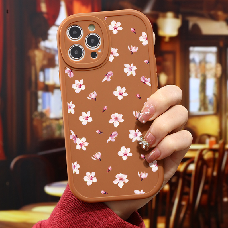 cute 3d rose flower silicone phone case for iphone 15 14 13 12 11