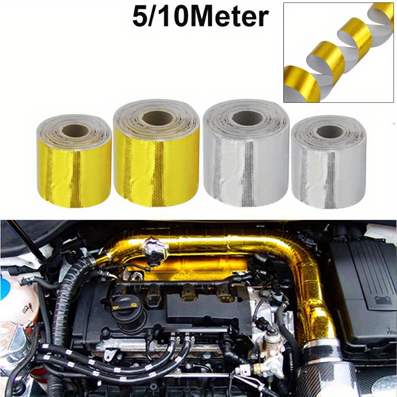 

2'' Self-adhesive Pe Thermal Tape Heat Barrier & Air Intake Insulator For American Cars, Available In 5/10m – Experience Effective Heat Management Now