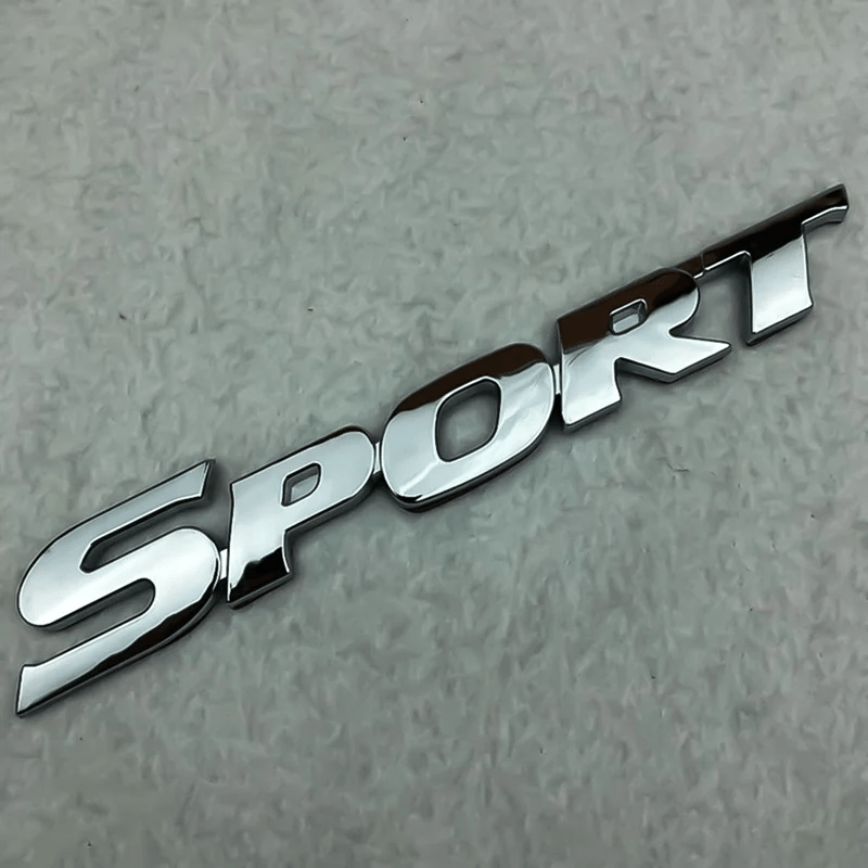 

3d Car Sticker Sport Emblem Badge Plastic Chrome Logo Door Decal For Car Styling Decoration Accessories