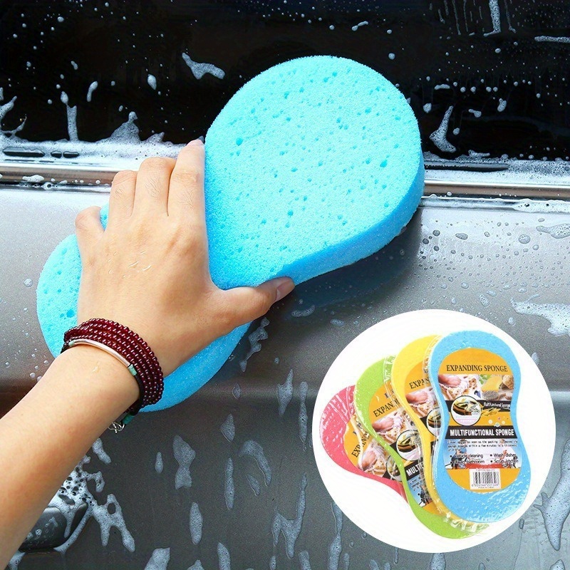 

3/6pcs, Multipurpose Car Wash Sponge, Durable Large Car Cleaning Sponge, Easy Grip, Effective Cleaning, Auto Detailing, Vehicle Maintenance, Home Use, Cleaning Supplies, Cleaning Tool