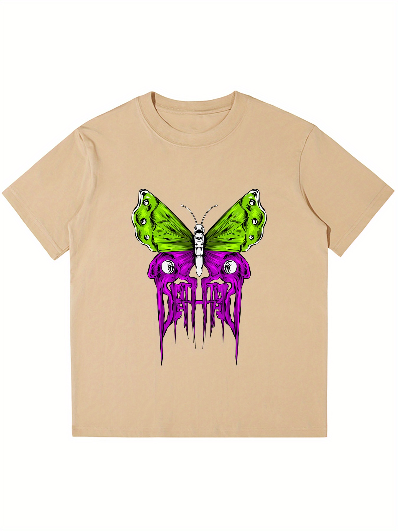 Butterfly Graphic Men's Short Sleeve T shirt Comfy Stretchy - Temu Ireland