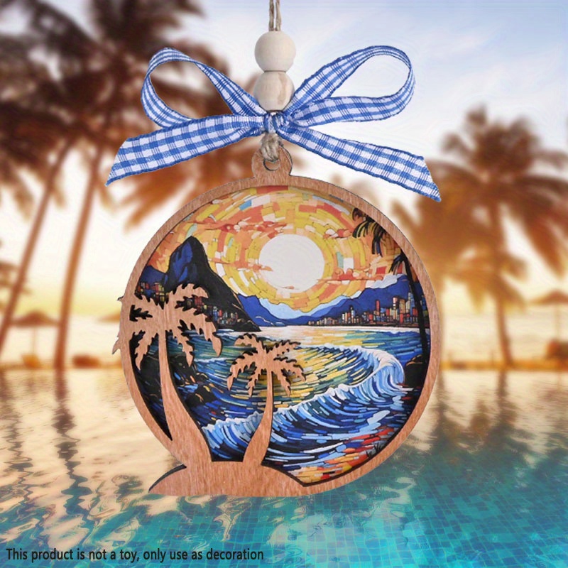 Ocean Beach Theme Tree Decor Ocean Themed Hanging Ornaments - Temu