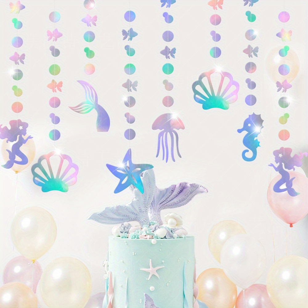 Sea Blue Transparent Bubble Garland Mermaid Party Hanging - Temu
