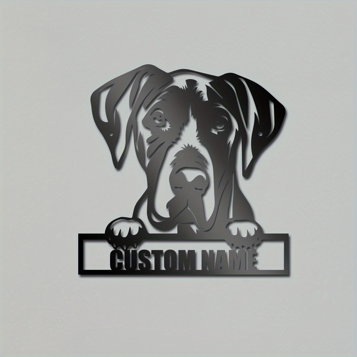 

1pc Personalized Great Dane Metal Sign, Great Dane Metal Wall Art Dog Metal Sign Great Dane Gift Great Dane Lover Gift Great Dane Lover, For Home Room Living Room Office Decor