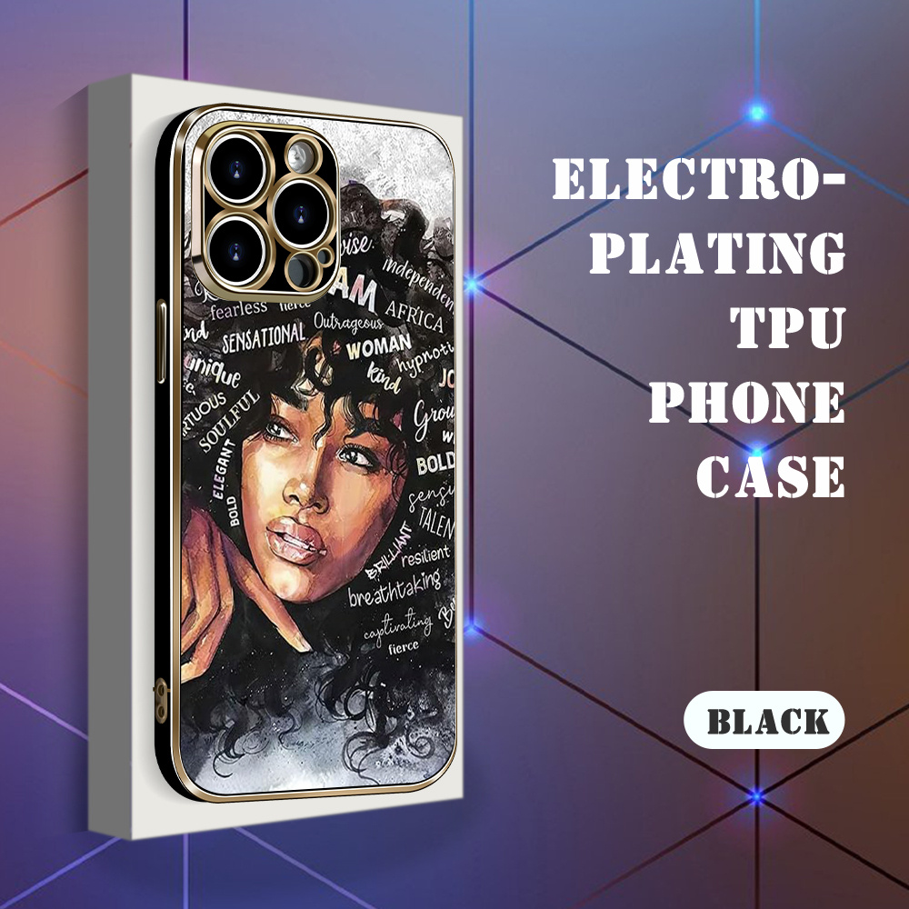 

Stylish And Minimalist Electroplated Phone Case With Beautiful Alphabet Pattern For 15 14 13 12 11 Xs Xr X 7 8 Plus Pro Max Mini, Offering A High-quality And Unique Texture.