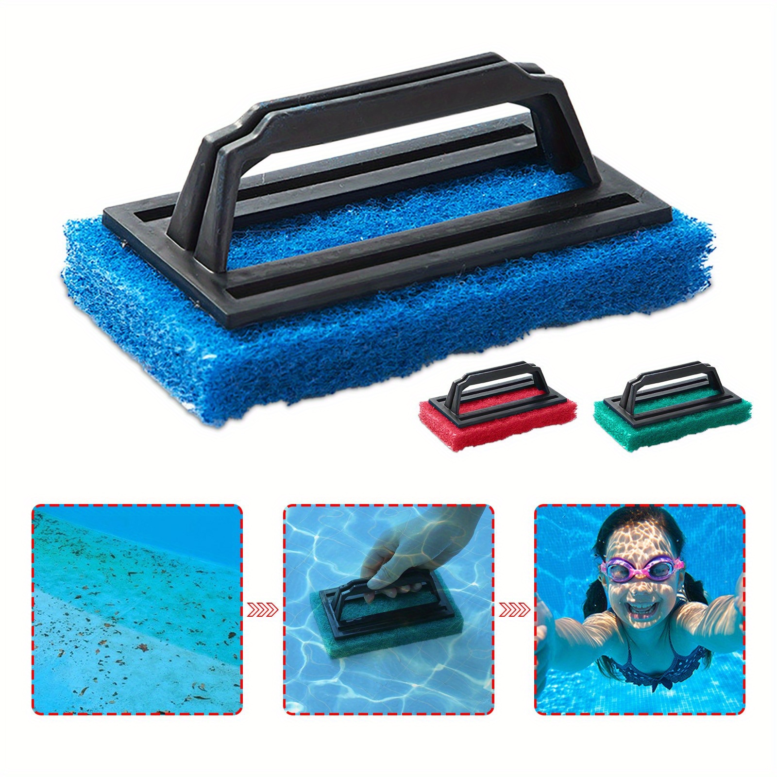

1pc, Cleaning Sponge Brush For Swimming Pool Line Swimming Pool Cleaner Pool Accessories