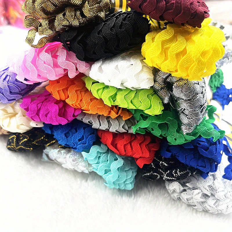 

1 Pc 15yards 5mm Terylene Ribbon Lace Trimming Ribbon Wave Cords Threads For Patchwork Party Decoration Diy Craft Supplies