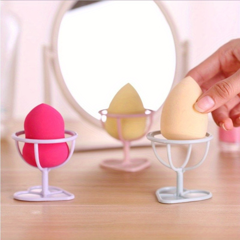 

1pc, Makeup Sponge Holder, Beauty Blender Stand, Cosmetic Egg Storage Rack, Durable Beauty Tool Organizer, Easy To Use, Vanity Accessory For Bathroom & Dressing Table