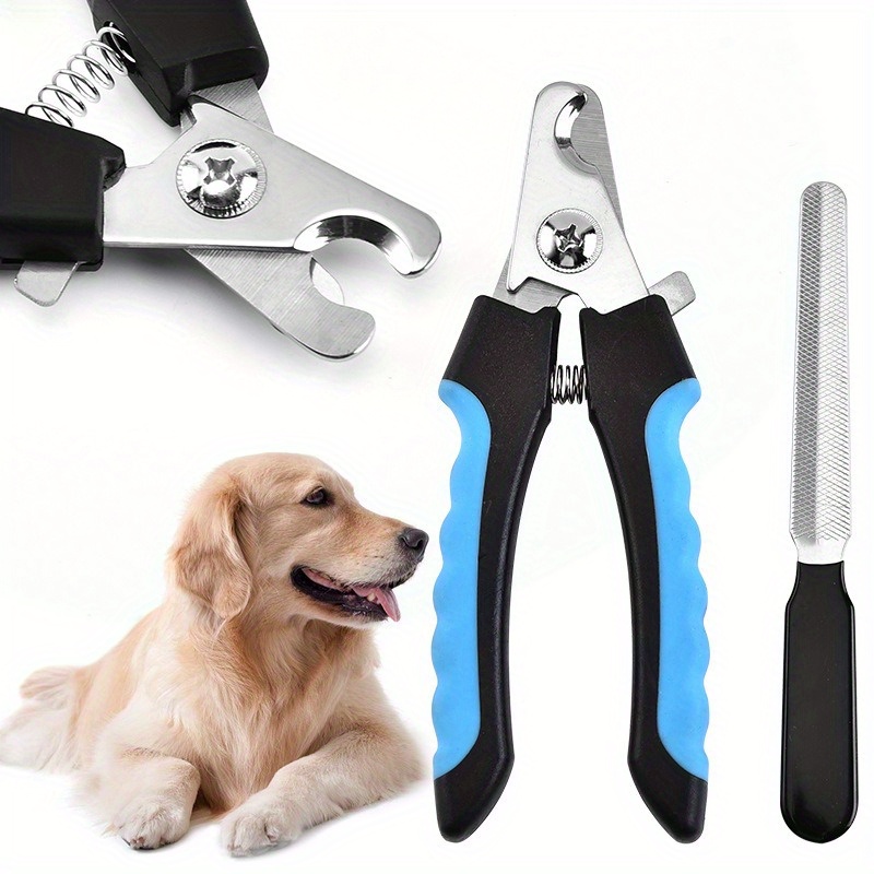 

Stainless Steel Pet Nail Clipper Set For - Professional Grooming Kit With , Ideal For Golden Retrievers, Teddy & More