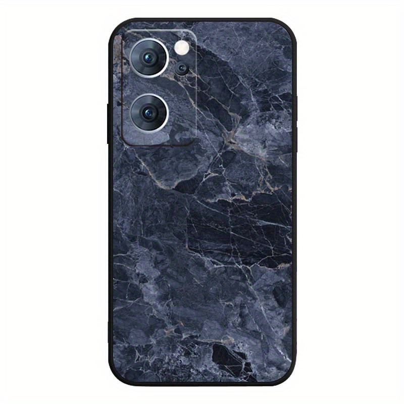 TEMU Black Glass Soft Tpu Phone Case For Oppo Find A8 A31 A52 A72 A92 A91 A93 A74 A54 A73 A53 A55 A53s A56 A55s A94 A32 A15 A15s A35 A95 K9x A92s A16