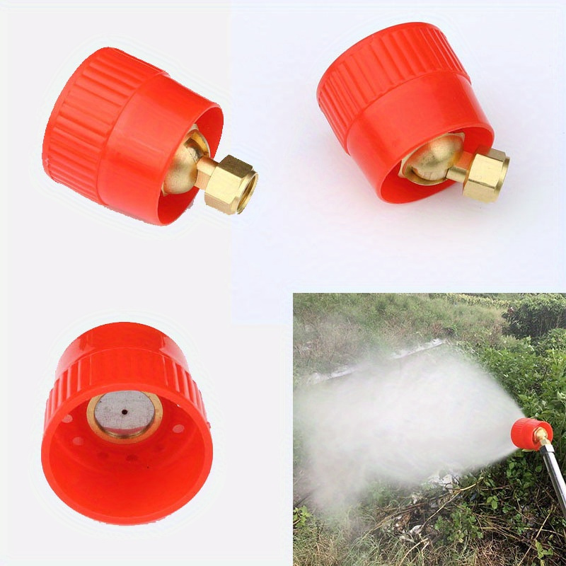 

1pc, Agriculture 45 Degree Adjustable Red Pesticide Spray Nozzles Windproof Mist Sprinkler M14 Connector Electric Sprayer Nozzle For Outdoor Garden Yard Supplies